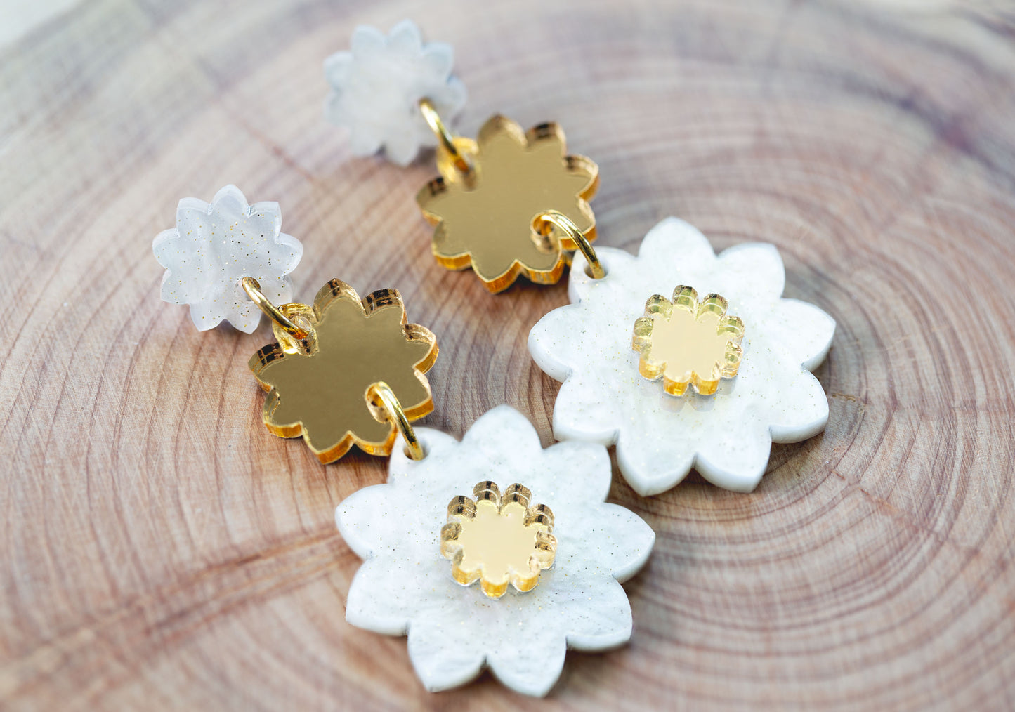 Daisy Bomb Drop Earrings